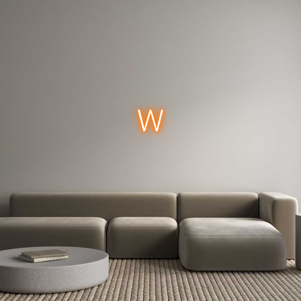 Custom Neon: W
