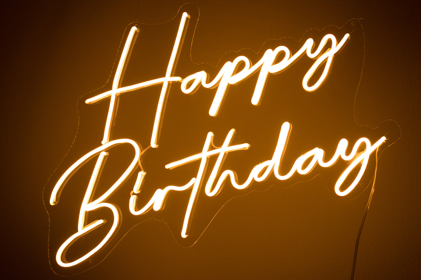 Happy Birthday Neon Sign