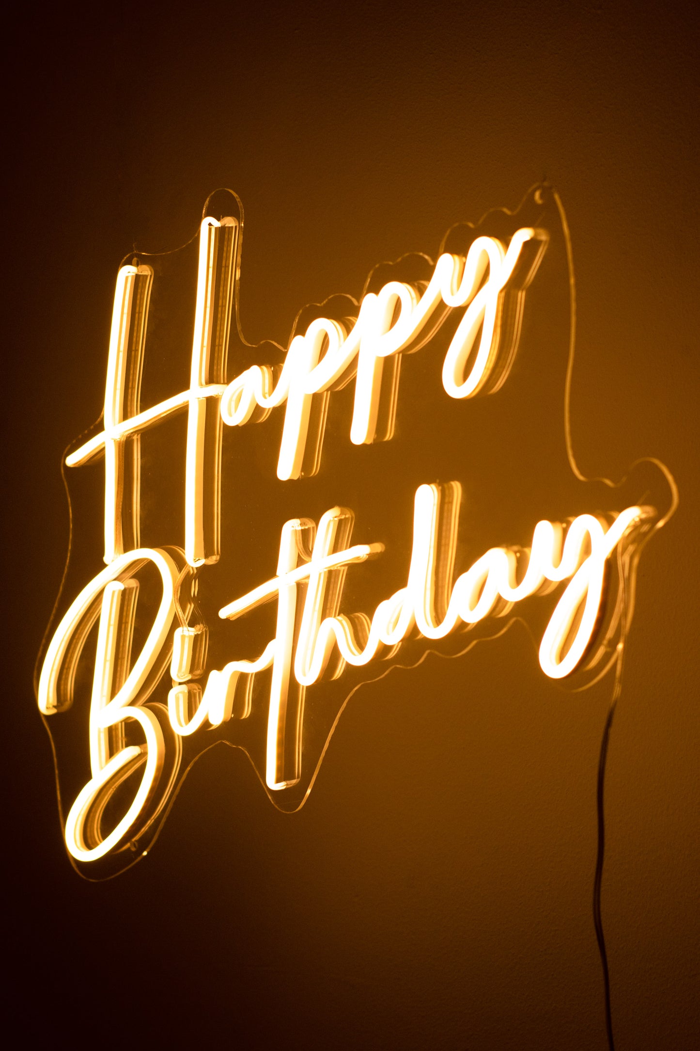 Happy Birthday Neon Sign