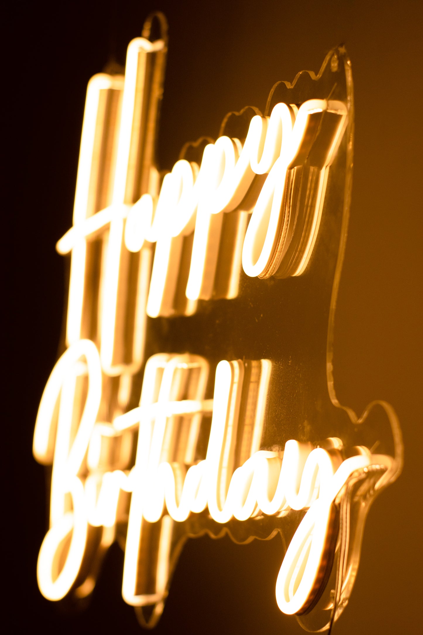 Happy Birthday Neon Sign