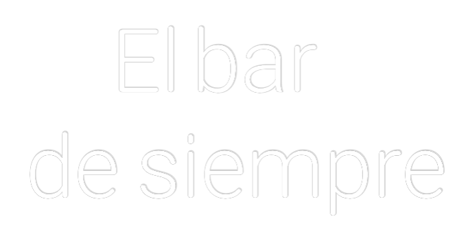 Custom Neon: El bar
...