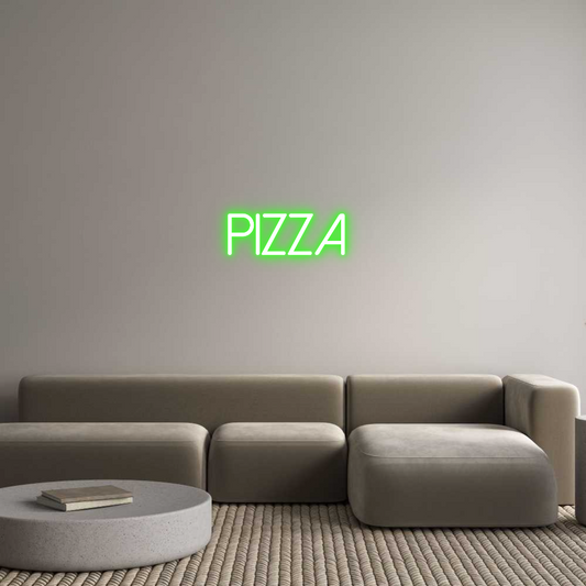 Custom Neon: PIZZA